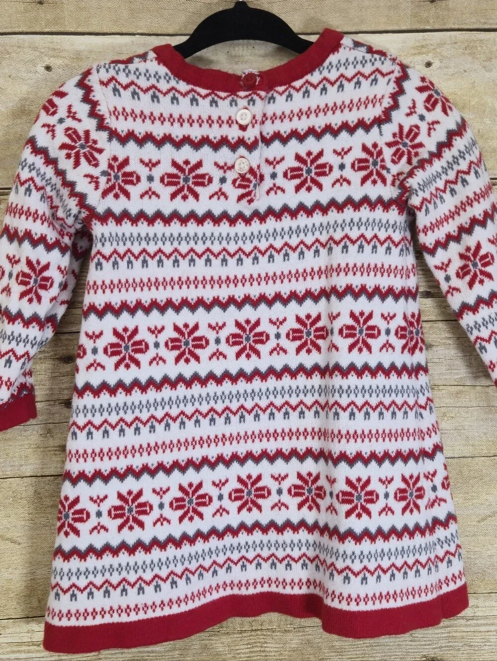 Gymboree Sweater Dress Christmas Winter Size 6-12 Months